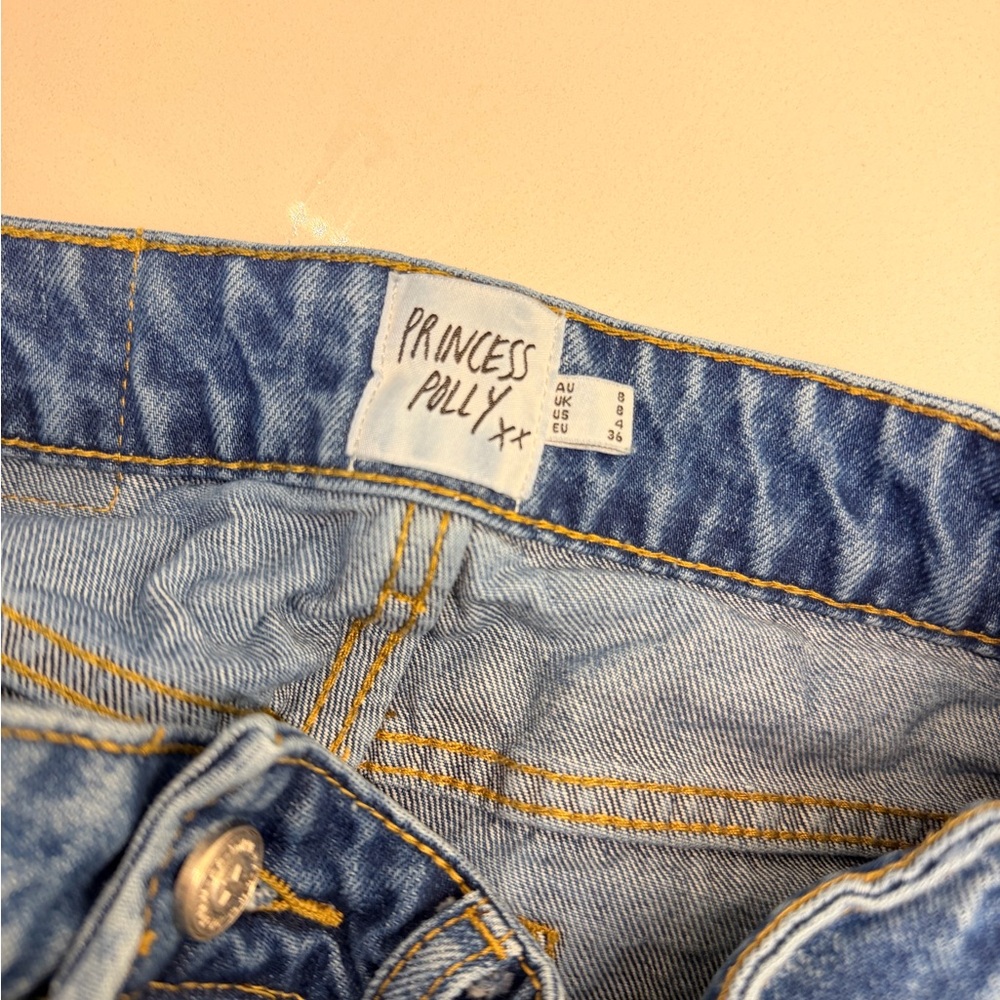 Princess Polly Blue Denim Mini Skirt - Picture 7 of 7